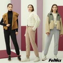 [KT알파쇼핑]22FW 펠틱스 여성 기모 조거팬츠 3종