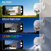 가정용 CCTV 홈 스마트폰 Techage-HD 5MP PTZ WiFi IP 카메라 AI 인간 감지 3MP 야외 방수 무선 보안 2 방, 01 5MP Camera_04 영국 플러그