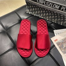 여성 샌들레드 신부 웨딩슬리퍼 여 여름 경사 커플 신혼집 결혼식 심플WAX