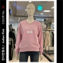 [뱅뱅] 세이브존01 여성 맨-투맨-티셔츠 봄-브이넥 맨-투-맨 긴팔 티셔츠 CTI 103
