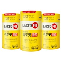 락토핏 5X 생유산균 골드, 100g, 3개