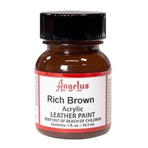 Angelus 리치 브라운 아크릴 가죽 페인트 1oz