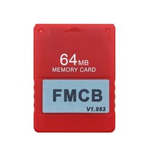 외장메모리 메모리카드 FMCB v1.953 카드 메모리 PS2 플레이 스테이션 2 무료 McBoot 8MB 16MB 32MB OPL MC, 08 R-64