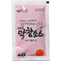 늘솜 돼지막창 과일숙성 식당용 도매 벌크제품 대용량 1kg 2kg, 늘솜 막창소스 100g, 1개, 100g