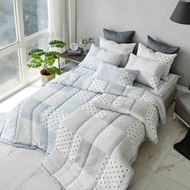 여니홈 (여름이불) 죠이 이불 패드 시어서커 면 샤카 베개