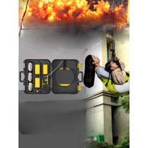 간이완강기 피난 구조대 완강기 지지대 옥상 생명줄, 100m