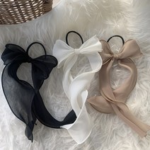 사계절 골프 필드 헤어 왕 리본 헤어 머리끈 3color