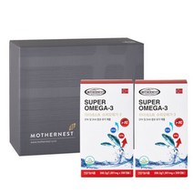 마더네스트 r-TG 슈퍼오메가3 200캡슐 2개입 선물세트 12개월분