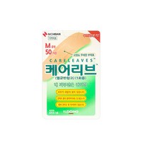 일동제약 니치방 케어리브 부직포 상처 밴드 14종택일*, M중형 50매