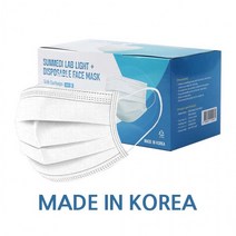 썬메디 마스크 50매 / 국내생산 일회용 비말차단 3중필터 멜트블로운 미세먼지 덴탈 부직포 숨쉬기편한, 상세페이지 참조