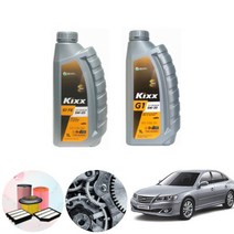 그랜져TG(05~11) 3.0/3.3(가솔린) 킥스G1 엔진오일 필터세트 KPT-111, 5w20 6통+o152/o097a2107, 0