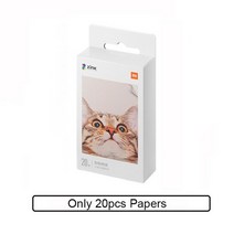 샤오미포토프린터 휴대용 미니 핸드폰사진인화기 라벨인화 인생네컷기계, 20pcs 종이 전용