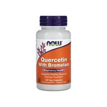 나우푸드 퀘르세틴 위드 브로멜라인 60 베지캡슐 Quercetin Bromelain