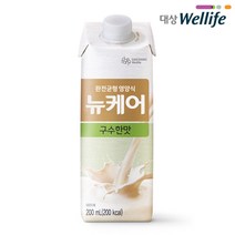대상웰라이프 뉴케어 구수한맛(cs캡)200mlx30팩+사은품 환자식 환자 영양식 아침 식사대용 유동식 부모님 식사대용식, 30개