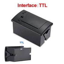 송장프린터 라벨출력기 휴대용라벨기 네임스티커기계 QR701 TTL RS232 프린터 임베디드 POS 영수증 58mm ATM 열전사 티켓 마이크로 패널 USB Arduino Linu, 701 Black TTL, 701 Black TTL
