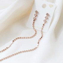 또르르 체인 드롭 롱 귀걸이