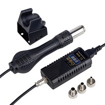 무선 히팅건 미니 열풍기 히팅기 히터건 핫건 jcd 2 in 1 hot air gun 800w lcd digital rework 납땜 스테이션 전기 납땜 인두 for phone, 씨엔, 750w 110v, 8858-1