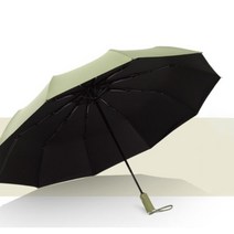 리리론스 튼튼한 고급 3단 완전자동 우산 암막 우양산
