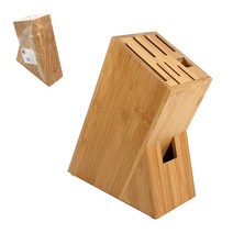 대나무 칼집 9구 (대) 원목 칼 식도 꽂이 칼블럭 보관 건조 보관함, 단품