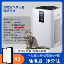 고양이 공기청정기 털 비염 미세먼지 원룸 펫케어, 업그레이드된 반려동물 털 흡입 청정기A