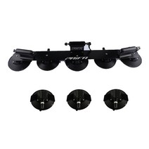 루프탑텐트 차박텐트 루프탑PAIFA-차량용 자전거 거치대 사이클 캐리어 카 랙 탑 트렁크 루프 흡입 홀더, 02 three bike