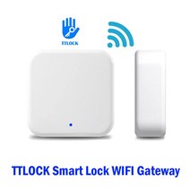 지문인식도어락 디지털 지문인식 전자 도어락 Tuya-TTLock G2 블루투스 게이트웨이 스마트 암호 도어 잠금 장치 앱 장치 와이파이 원격 제어