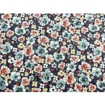 면원단 160x50cm 꽃 능직 면화 봉제 천 옷 만들기 diy 신생아 잠옷 이불 커버, 50x160cm, 이십 일