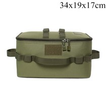 다기능 야외 캠핑 텐트 네일 보관 가방 식사 실린더 정리 보관 가방 망치 캠핑 여행 가방 핸드백, Green