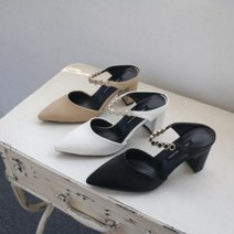 adpareo 여성뮬 슬리퍼, 베이지+225