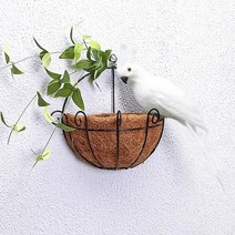 미니어쳐 35/25cm 수제 시뮬레이션 앵무새 크리에이티브 깃털 잔디 입상 장식 동물 조류 정원 소품 미니어, 05 white parrot_01 25CM