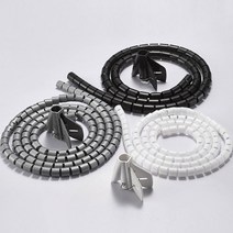 닷드 안전한 케이블 전선 보호 정리 커버 가리개 1개, 그레이