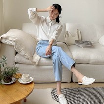 코코블랑 시노 쉬폰 벌룬 블라우스