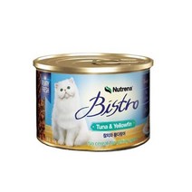 뉴트리나 비스트로캔 160g 고양이간식, 참치와 황다랑어
