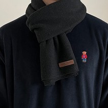 남녀공용 울 기모 머플러 목도리 부드러운 겨울 남자 여자 커플 코디