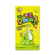 [조아제약] 디노키즈오메가3 60캡슐 1개