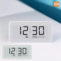 샤오미 미지아 스마트 온습도 측정기 1+1/ 전자시계 디스플레이 샤오미 미지아 스마트 온습도계 1+1