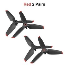 DJI FPV 콤보 소품용 퀵 릴리스 5328S 프로펠러 패들 블레이드 교체 윙 팬 예비 부품 드론 액세서리 390706, red 2 pairs