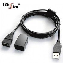 랜스타 LS-USBLOCK-1.8M USB2.0 연장케이블 A형M／F LOCK 1.8M