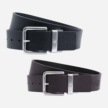 CALVIN KLEIN캘빈클라인 남성 사각 니켈 버클 리버서블 가죽 벨트