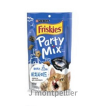 퓨리나 프리스키 파티믹스 고양이 간식 60g, Beachside (새우+게살과 참치), 10개