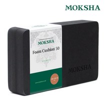 모크샤 폼쿠션 50 필라테스 패드, 블랙