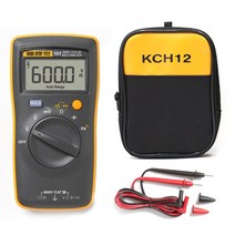 Fluke-101 AC / 전압 커패시터 옴 자동/수동 디지털 다기능 멀티미터 편리한 소프트 백, 02 Fluke 101 KCH17