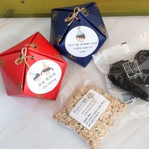 어린이집 유치원 학원 설 구정 선물세트 어린이집 생일답례품 복주머니 고급 답례품-(하트미역/잡곡/함초소금)단체선물 돌잔치 신년선물 돌잔치답례품 웨딩 감사답례품, 하트미역+잡곡