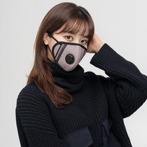 아이러브허브 KF94 시험완료 패션밸브마스크 (브라운), M사이즈