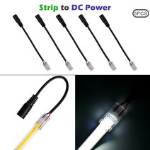 커넥터 5pcs 2pin cob led 스트립 확장 와이어 터미널 led 2835 5050 smd cob 테이프 조명 고정 클램프 클립, DC에 스트립, 10mm 2핀 ip20 ip65