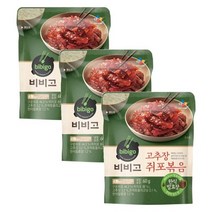 CJ 자취음식 비비고 고추장쥐포볶음 밑반찬 60g 3개