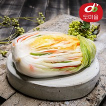 도미솔김치 [도미솔] 박미희 맛있는 백김치 4kg, 단품없음