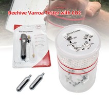 양봉도구 벌꿀 나이프 스크래퍼 양봉 벌집 Varroa 테스터 CO2 진드기 쉬운 검사 장비에 대한 꿀벌의 최대