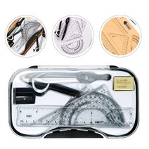 제도판 수학 기하학 각도기 눈금자 나침반 지우개 샤프너 제도 도면 8