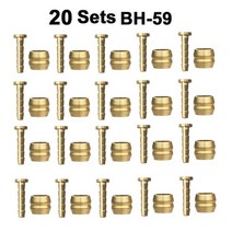 MTB 자전거 유압 디스크 브레이크 니들 올리브 연결 인서트Shimano BH90 BH59 SRAM MAGURA TEKTRO 자전거 브레이크 호스 피팅, 11 20 Sets BH59